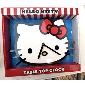Hello Kitty Table Top Clock Analog Display